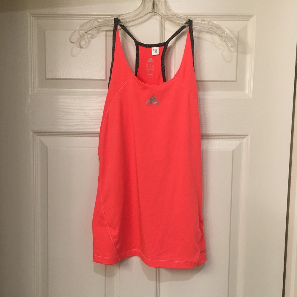 Bright Pink Adidas Racerback Tank